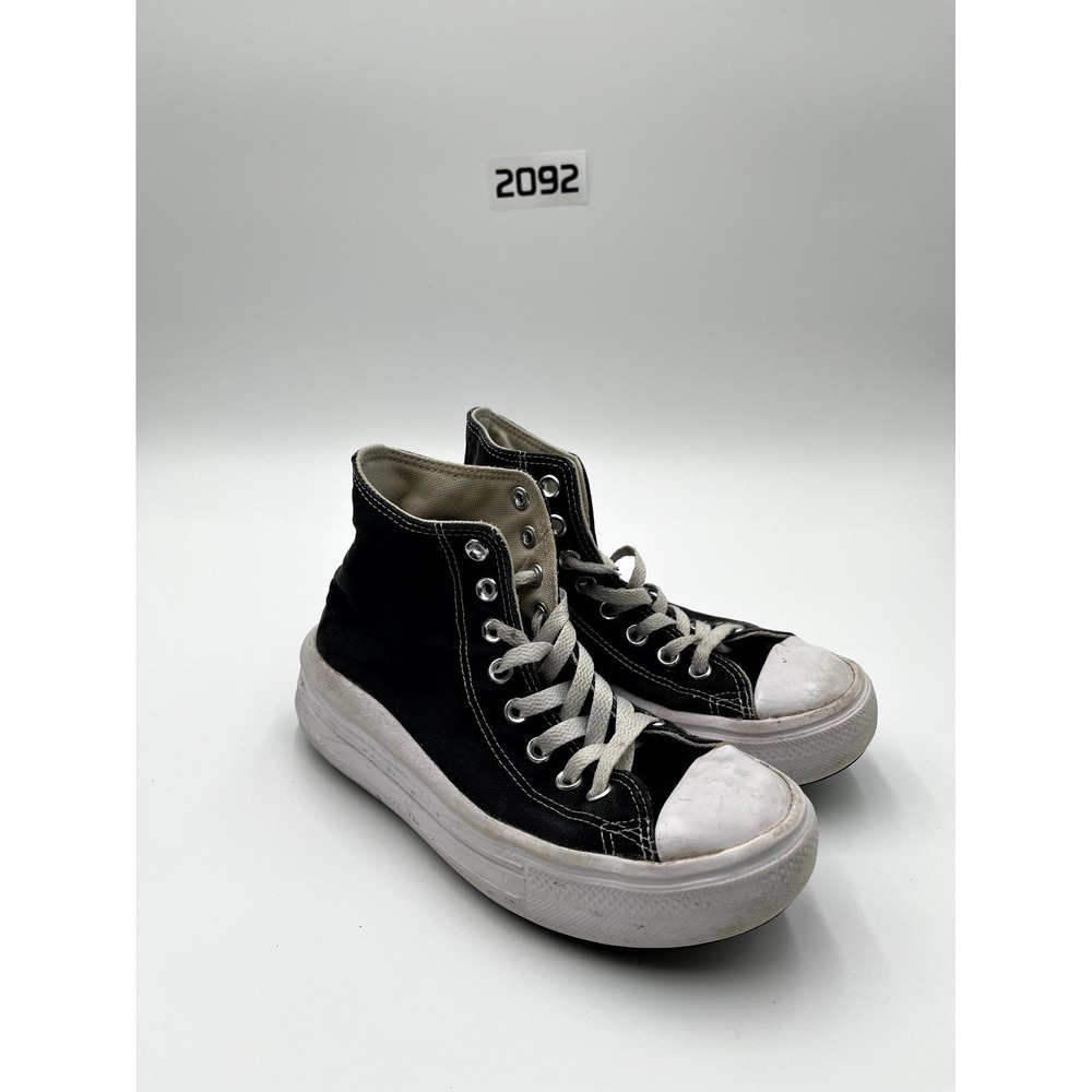 Converse Chuck Taylor All Star Move Unisex Comfort‎ Shoes Black Platform Sneaker